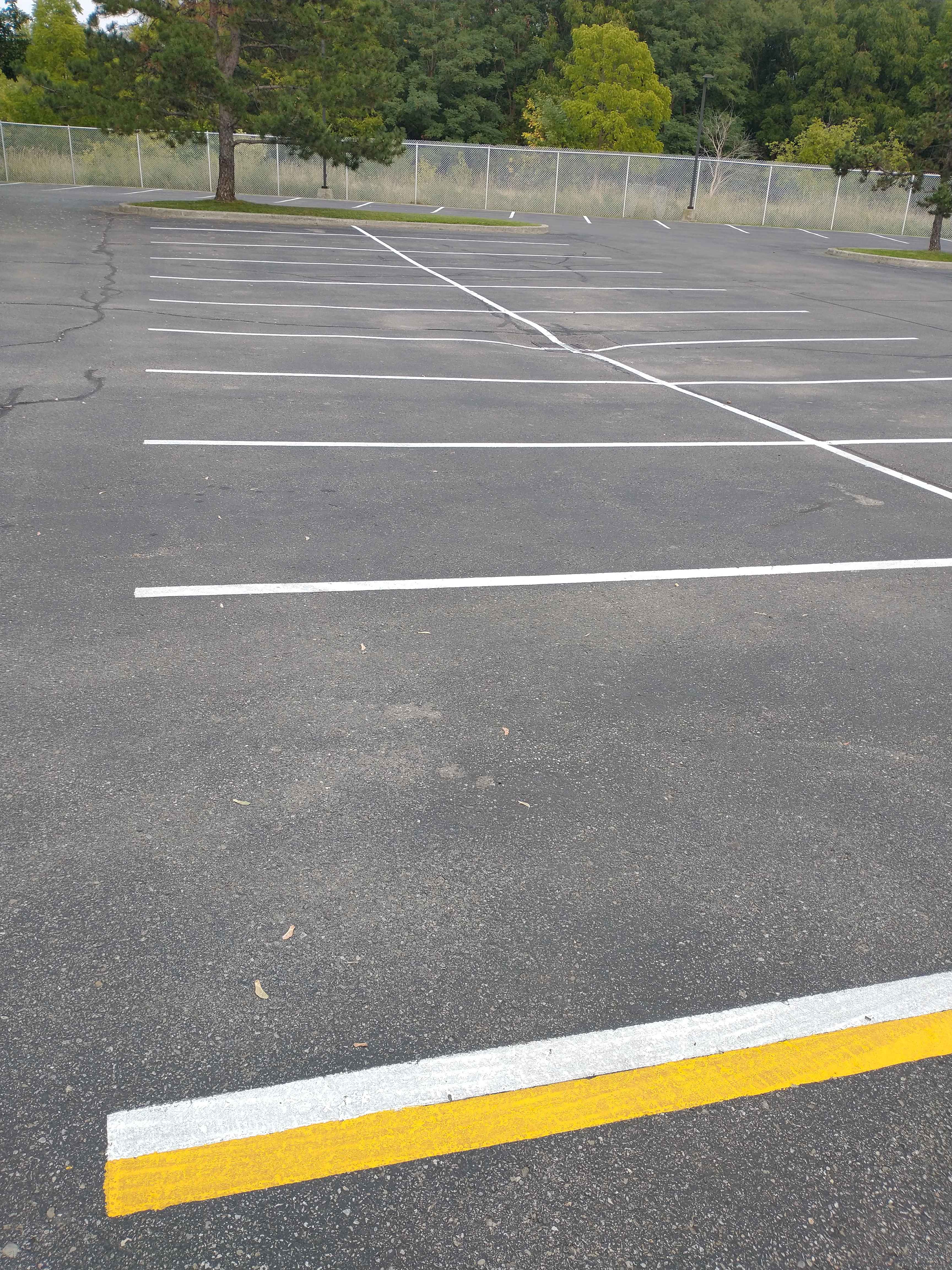 Parking lot layout design