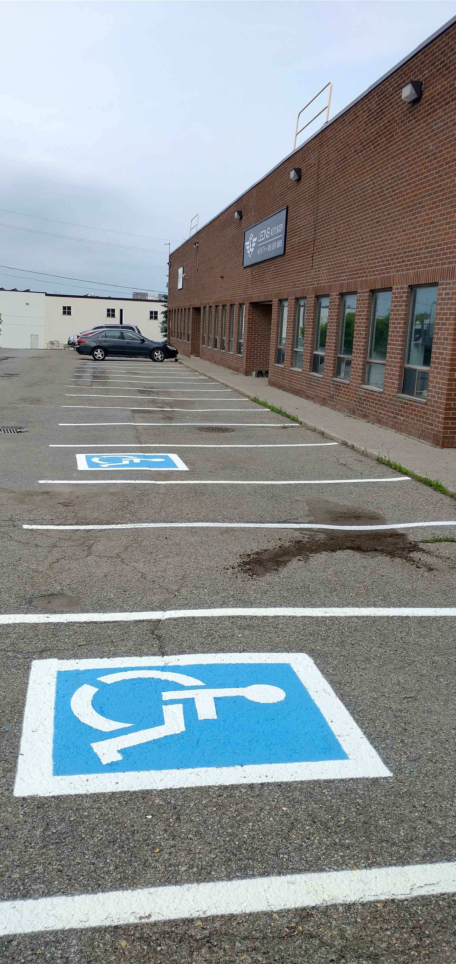 Industrial Pavement Marking Layout